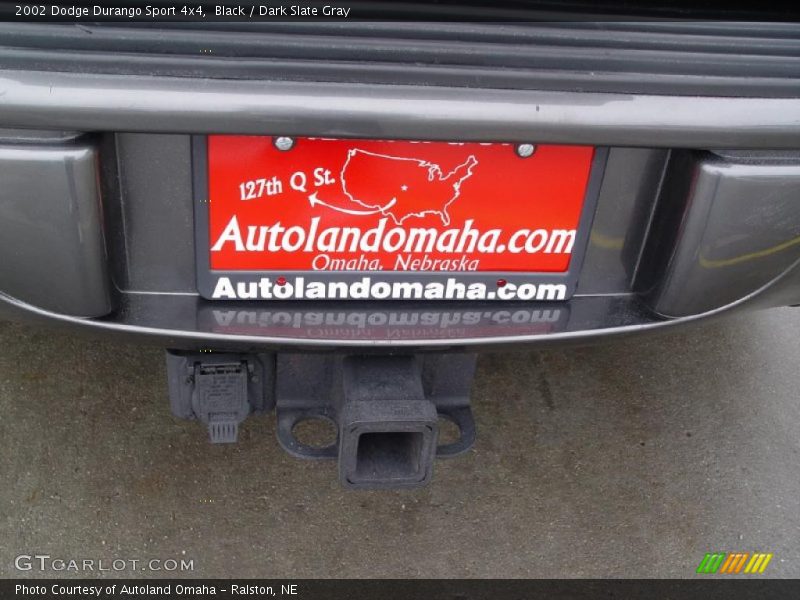 Black / Dark Slate Gray 2002 Dodge Durango Sport 4x4