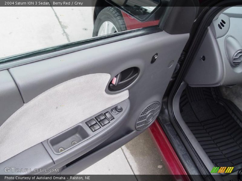 Berry Red / Grey 2004 Saturn ION 3 Sedan