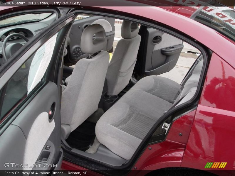 Berry Red / Grey 2004 Saturn ION 3 Sedan