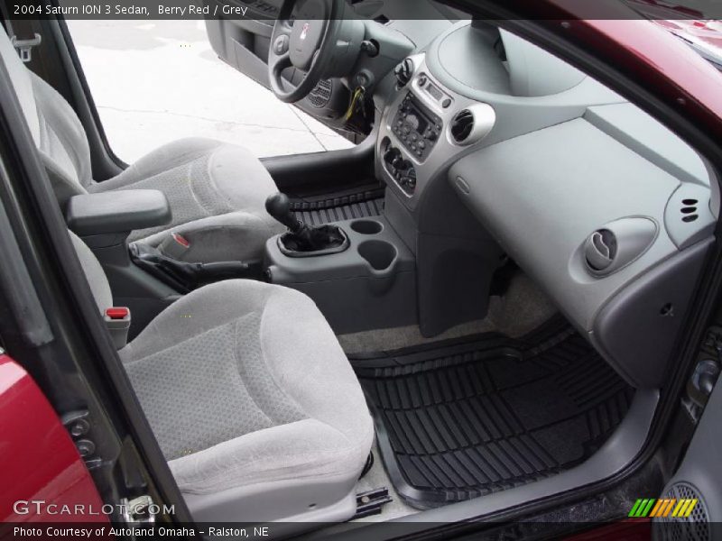 Berry Red / Grey 2004 Saturn ION 3 Sedan