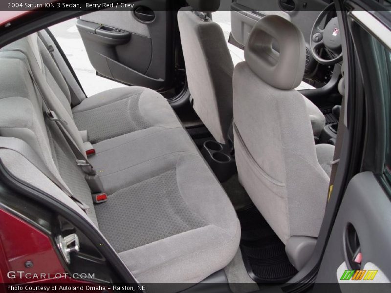 Berry Red / Grey 2004 Saturn ION 3 Sedan