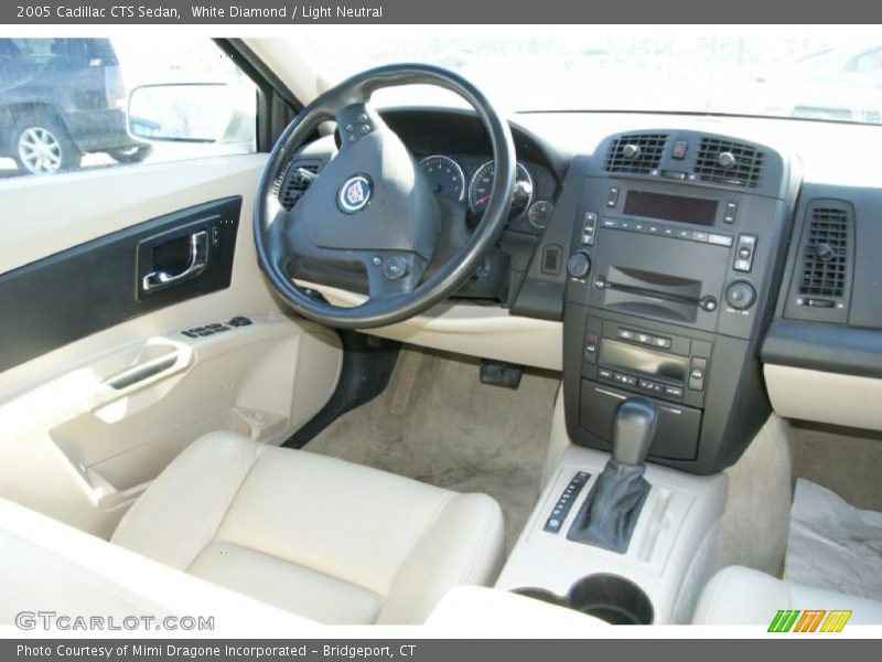 White Diamond / Light Neutral 2005 Cadillac CTS Sedan