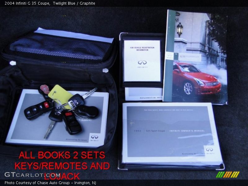 Twilight Blue / Graphite 2004 Infiniti G 35 Coupe