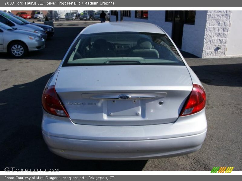 Silver Frost Metallic / Medium Graphite 2003 Ford Taurus SES