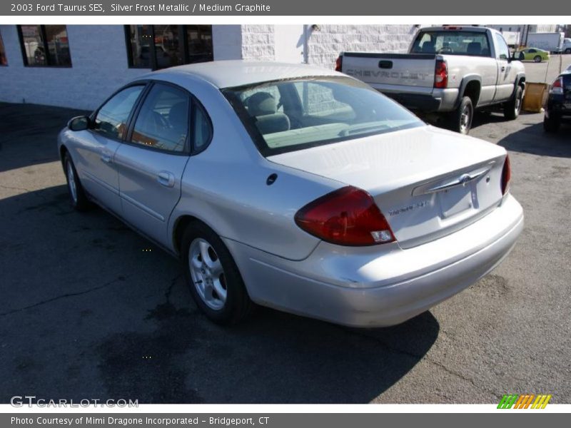 Silver Frost Metallic / Medium Graphite 2003 Ford Taurus SES