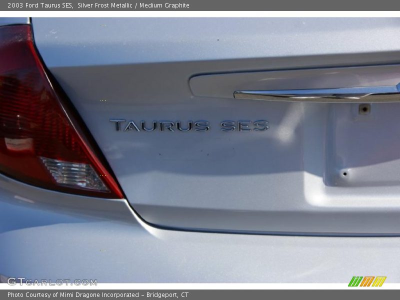 Silver Frost Metallic / Medium Graphite 2003 Ford Taurus SES