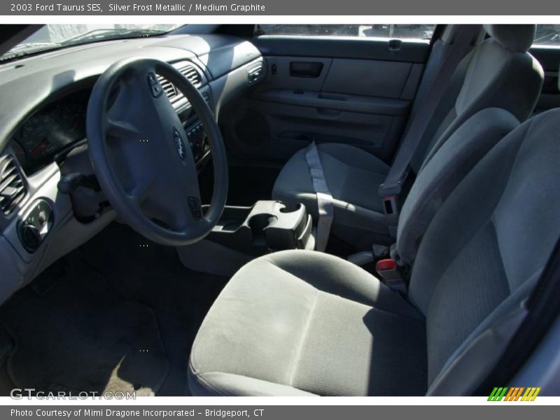 Silver Frost Metallic / Medium Graphite 2003 Ford Taurus SES