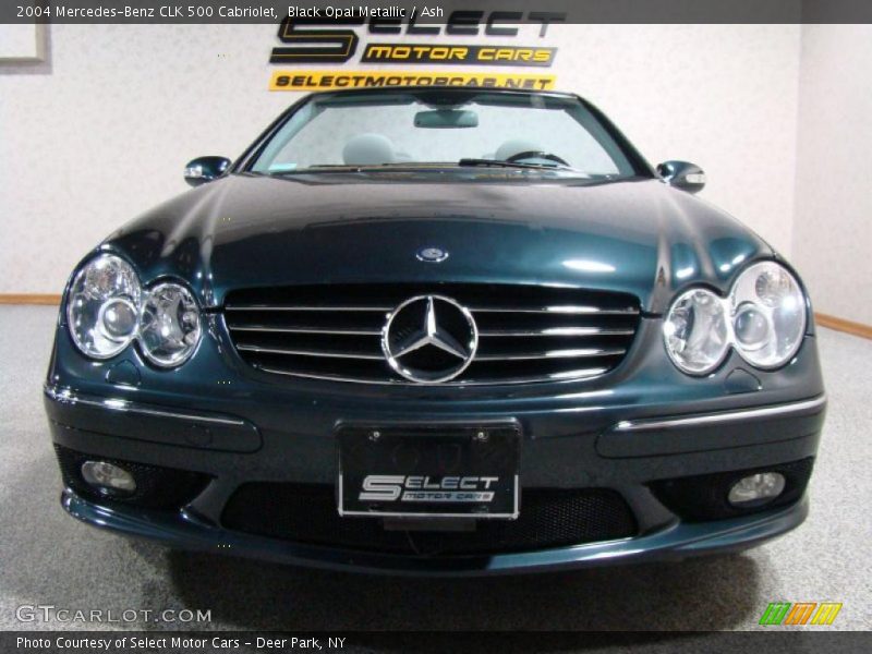 Black Opal Metallic / Ash 2004 Mercedes-Benz CLK 500 Cabriolet
