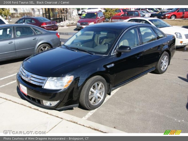 Black Clearcoat / Camel 2008 Ford Taurus SEL