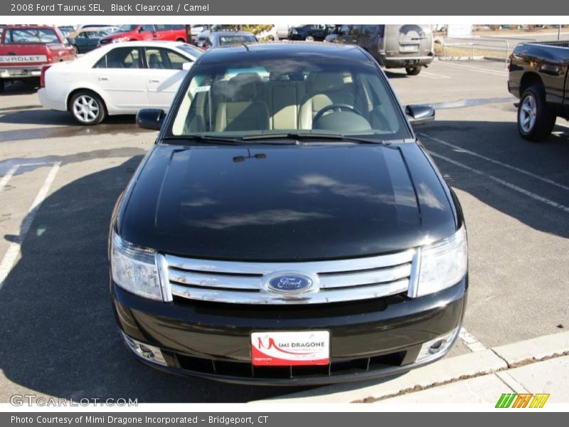 Black Clearcoat / Camel 2008 Ford Taurus SEL