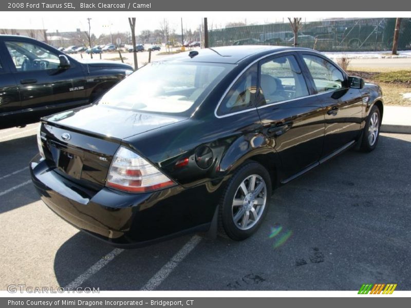Black Clearcoat / Camel 2008 Ford Taurus SEL