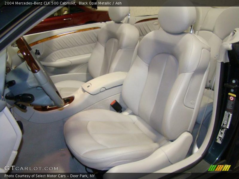 Black Opal Metallic / Ash 2004 Mercedes-Benz CLK 500 Cabriolet