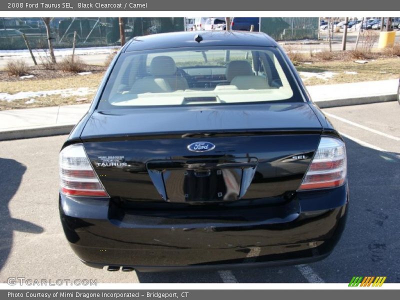 Black Clearcoat / Camel 2008 Ford Taurus SEL