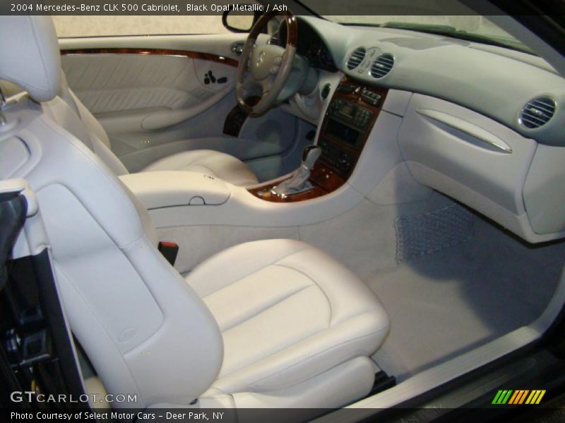 Black Opal Metallic / Ash 2004 Mercedes-Benz CLK 500 Cabriolet
