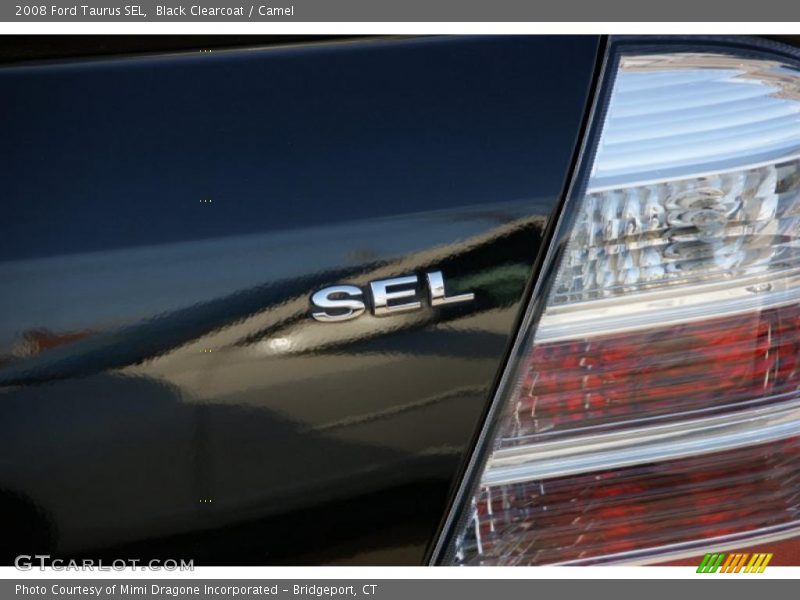 Black Clearcoat / Camel 2008 Ford Taurus SEL