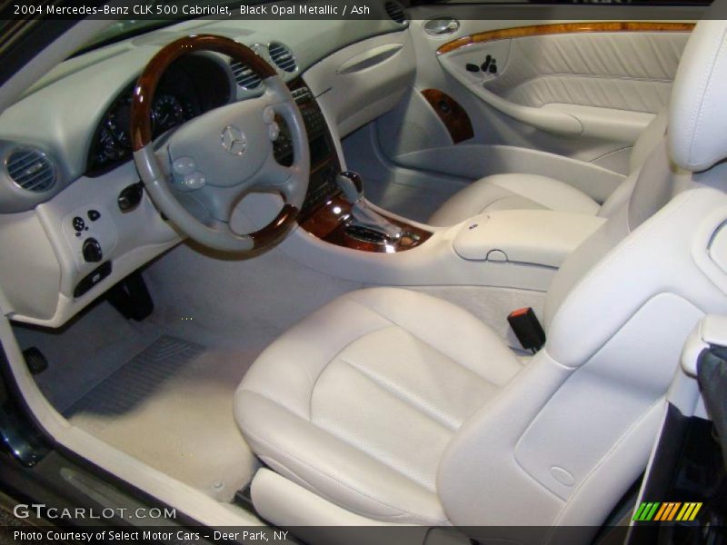 Black Opal Metallic / Ash 2004 Mercedes-Benz CLK 500 Cabriolet