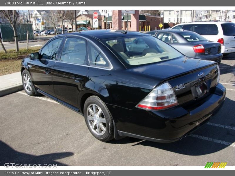 Black Clearcoat / Camel 2008 Ford Taurus SEL