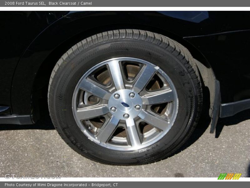 Black Clearcoat / Camel 2008 Ford Taurus SEL