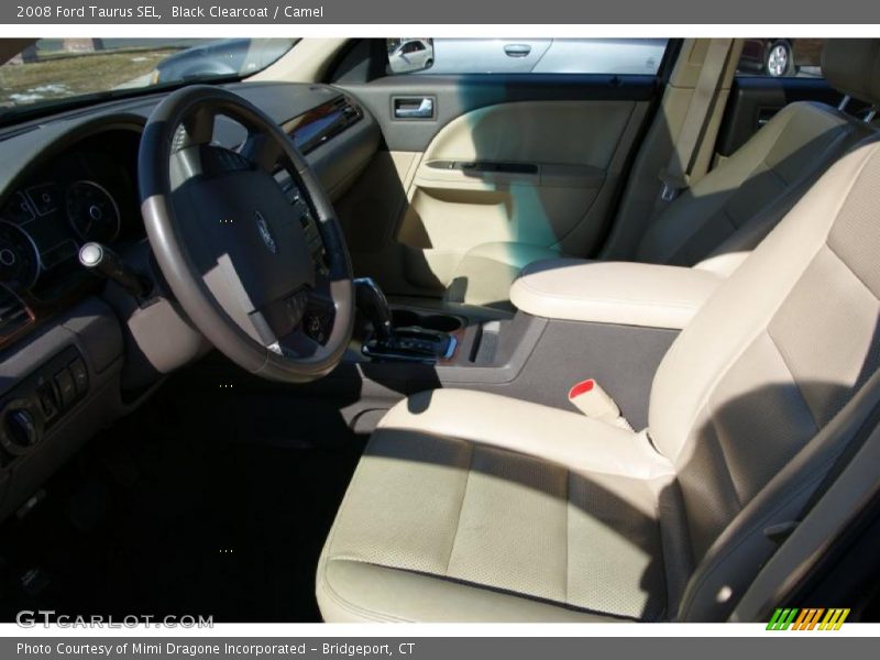 Black Clearcoat / Camel 2008 Ford Taurus SEL