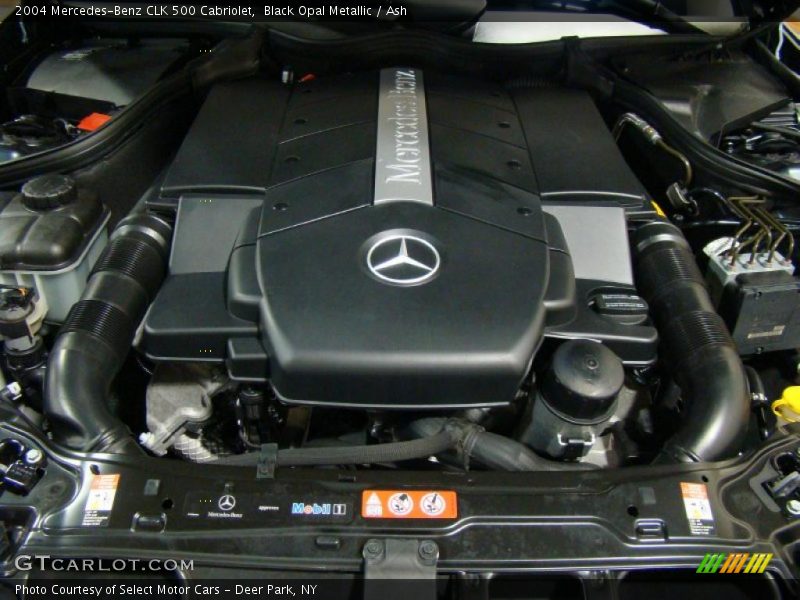 Black Opal Metallic / Ash 2004 Mercedes-Benz CLK 500 Cabriolet