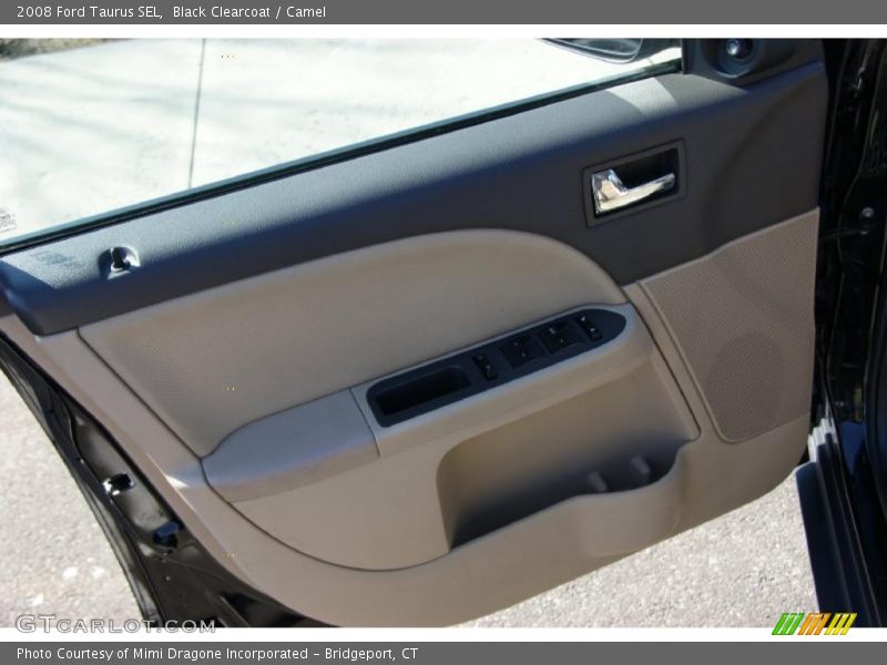 Black Clearcoat / Camel 2008 Ford Taurus SEL