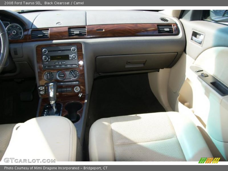 Black Clearcoat / Camel 2008 Ford Taurus SEL