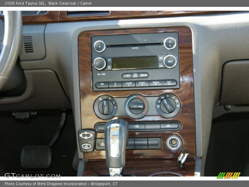 Black Clearcoat / Camel 2008 Ford Taurus SEL