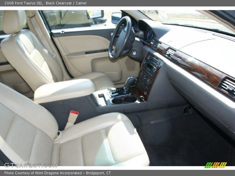 Black Clearcoat / Camel 2008 Ford Taurus SEL