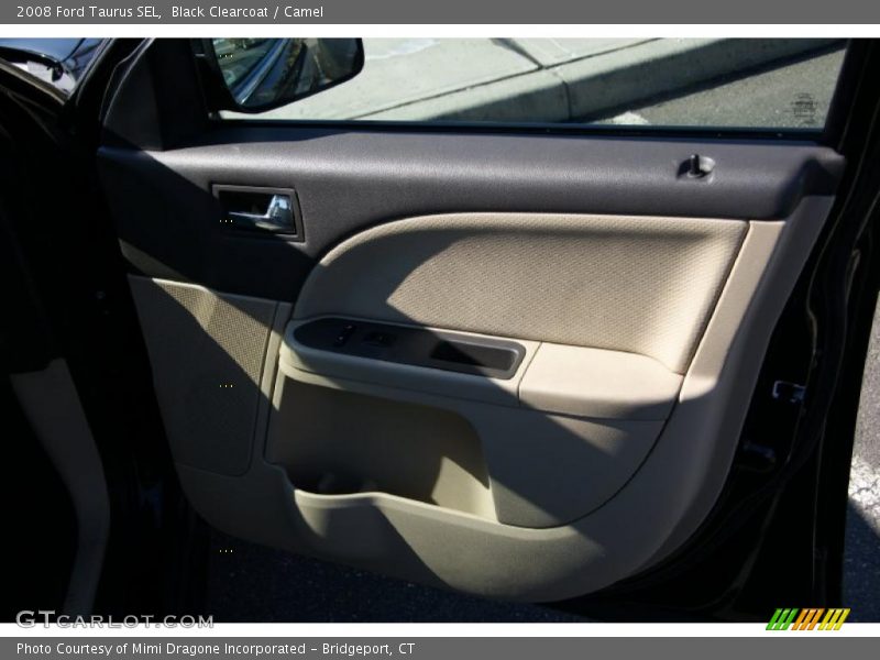 Black Clearcoat / Camel 2008 Ford Taurus SEL