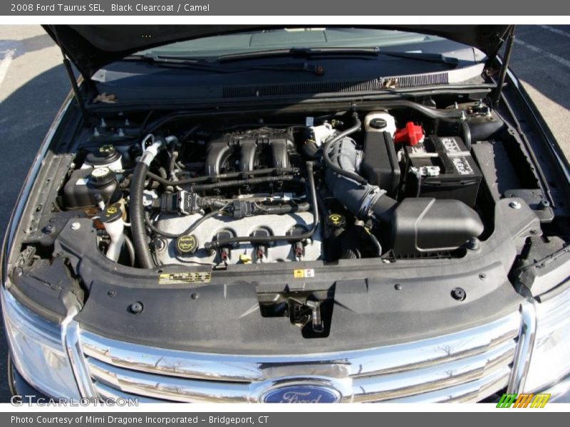 Black Clearcoat / Camel 2008 Ford Taurus SEL