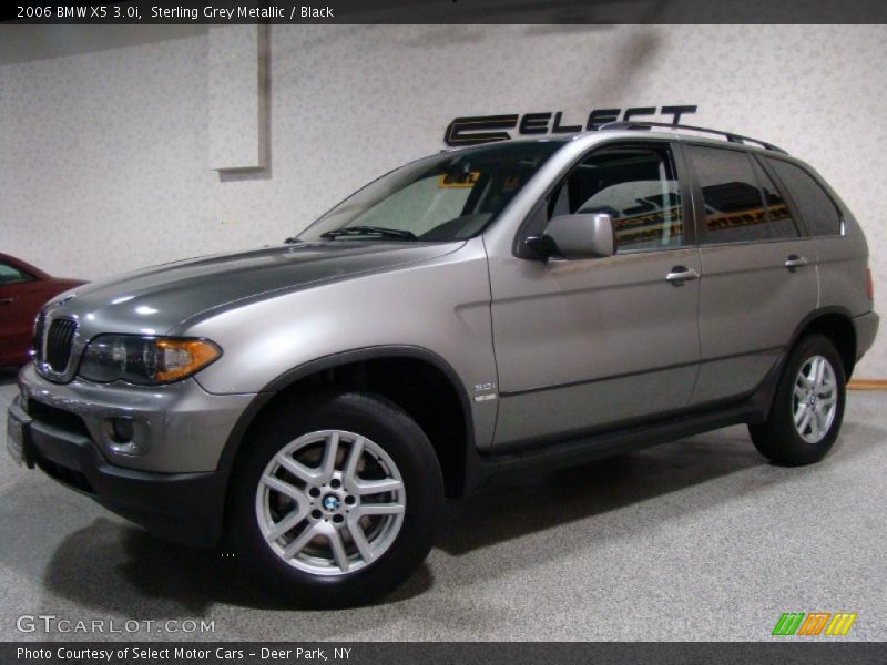 Sterling Grey Metallic / Black 2006 BMW X5 3.0i