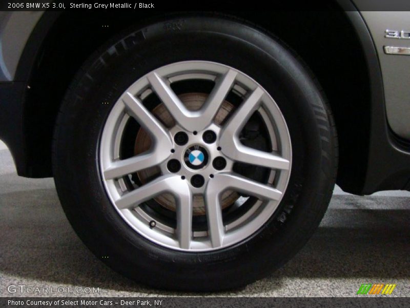 Sterling Grey Metallic / Black 2006 BMW X5 3.0i