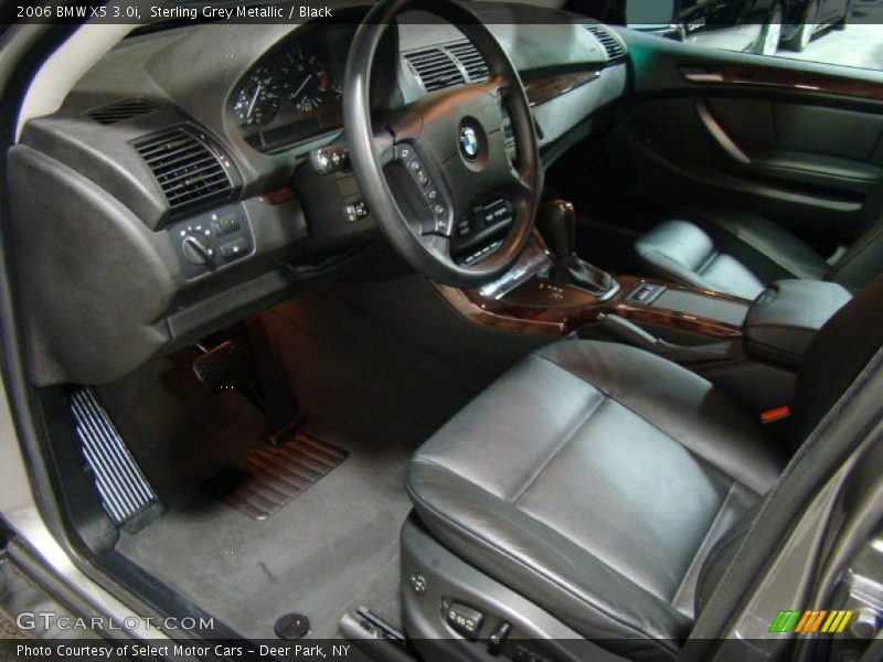 Sterling Grey Metallic / Black 2006 BMW X5 3.0i