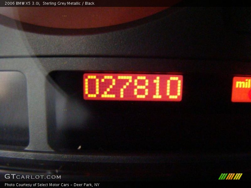 Sterling Grey Metallic / Black 2006 BMW X5 3.0i