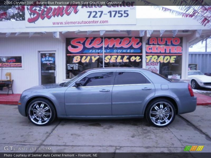 Butane Blue Pearlcoat / Dark Slate Gray/Light Graystone 2006 Chrysler 300