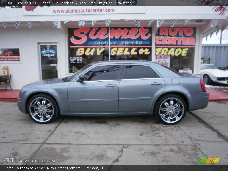 Butane Blue Pearlcoat / Dark Slate Gray/Light Graystone 2006 Chrysler 300