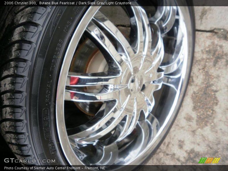 Butane Blue Pearlcoat / Dark Slate Gray/Light Graystone 2006 Chrysler 300