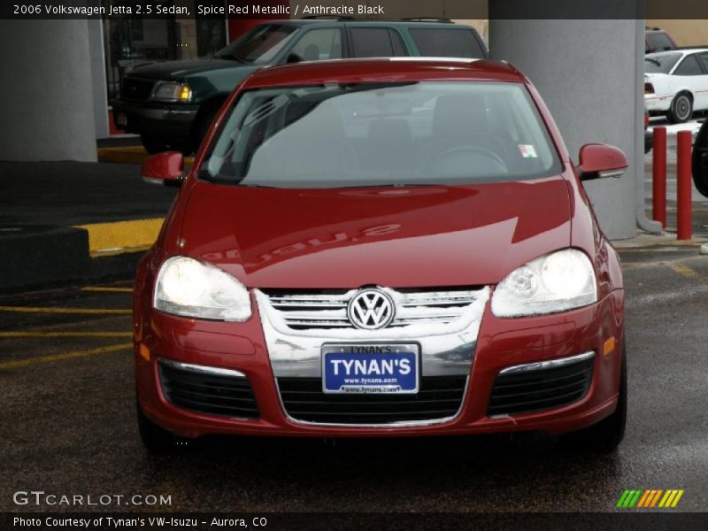 Spice Red Metallic / Anthracite Black 2006 Volkswagen Jetta 2.5 Sedan