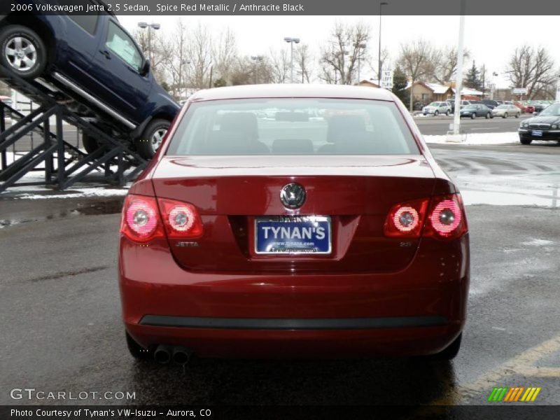 Spice Red Metallic / Anthracite Black 2006 Volkswagen Jetta 2.5 Sedan