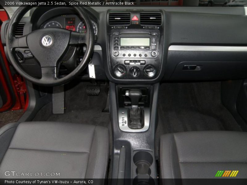 Spice Red Metallic / Anthracite Black 2006 Volkswagen Jetta 2.5 Sedan