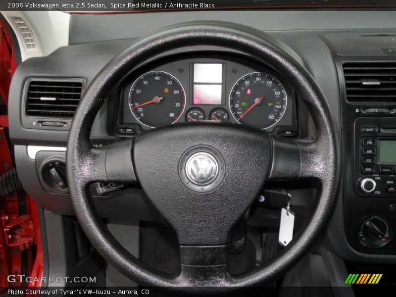 Spice Red Metallic / Anthracite Black 2006 Volkswagen Jetta 2.5 Sedan