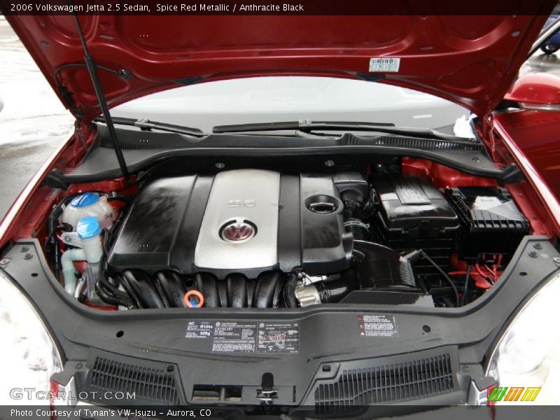 Spice Red Metallic / Anthracite Black 2006 Volkswagen Jetta 2.5 Sedan