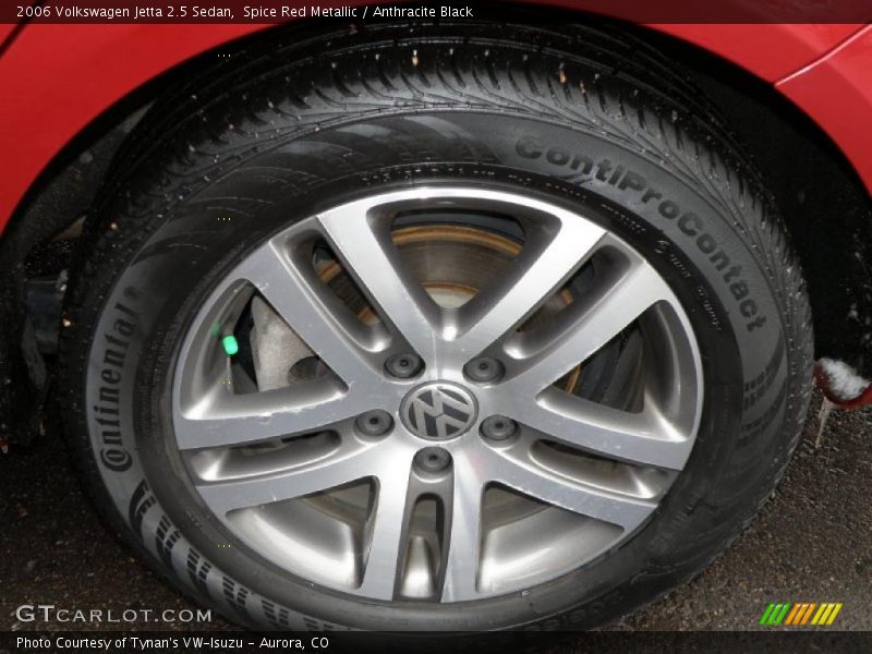 Spice Red Metallic / Anthracite Black 2006 Volkswagen Jetta 2.5 Sedan
