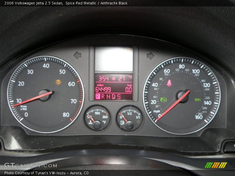 Spice Red Metallic / Anthracite Black 2006 Volkswagen Jetta 2.5 Sedan