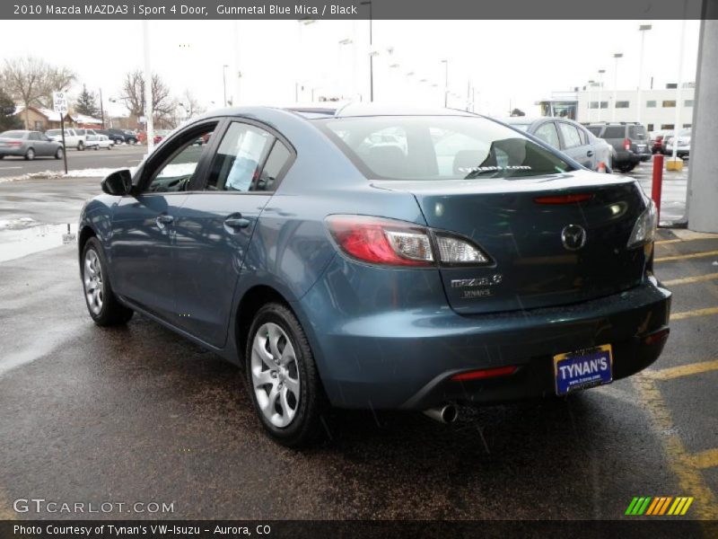 Gunmetal Blue Mica / Black 2010 Mazda MAZDA3 i Sport 4 Door