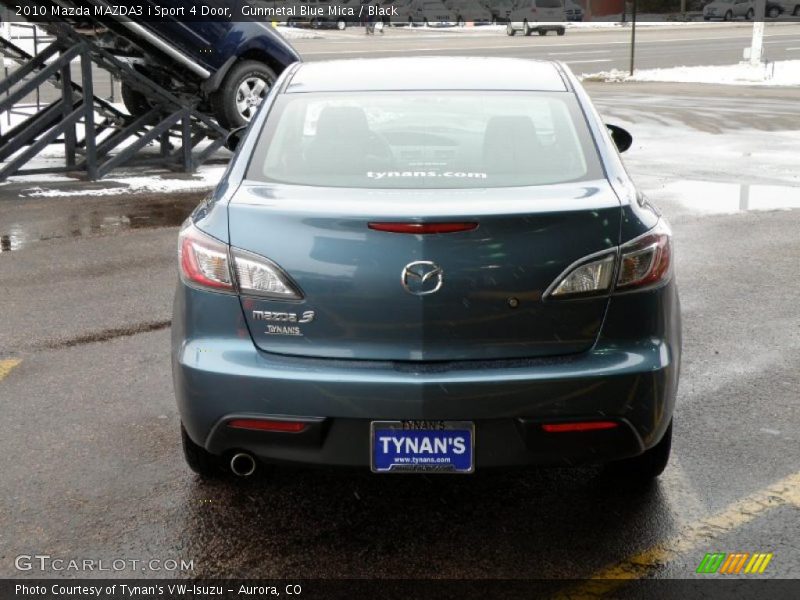 Gunmetal Blue Mica / Black 2010 Mazda MAZDA3 i Sport 4 Door