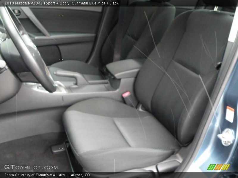 Gunmetal Blue Mica / Black 2010 Mazda MAZDA3 i Sport 4 Door