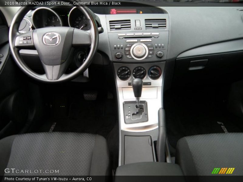 Gunmetal Blue Mica / Black 2010 Mazda MAZDA3 i Sport 4 Door