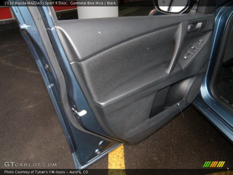 Gunmetal Blue Mica / Black 2010 Mazda MAZDA3 i Sport 4 Door