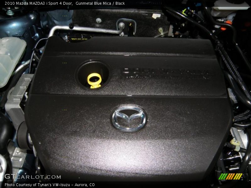 Gunmetal Blue Mica / Black 2010 Mazda MAZDA3 i Sport 4 Door